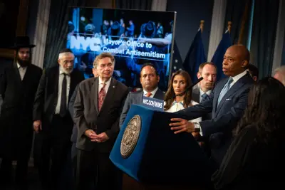 Mayor Adams announces new NYC office to combat antisemitism