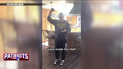 Julian Edelman calls his dad to tell him he made the Patriots Hall of Fame
