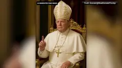 Trump draws criticism with AI image of himself as the pope ahead of the papal conclave