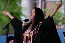 Chinese student struck a chord emphasizing humanity during Harvard commencement speech