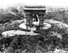80 years ago World War II in Europe was over. Celebrating V-E Day is now tinged with some dread