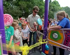 Playground goes up in Duxbury in honor of slain Clancy children