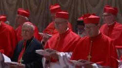 Cardinals return to the Sistine Chapel to vote on a new pope after the first ballot fails